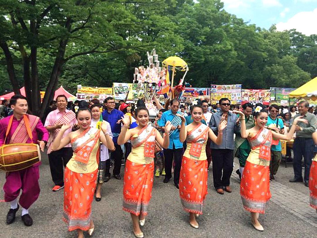 體驗“寮國一日遊”!“寮國節2025”在代代木公園舉行