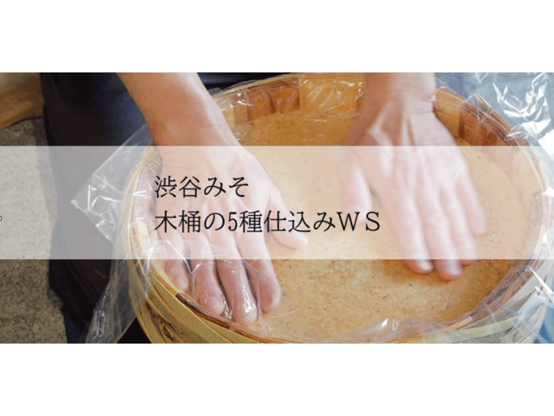 渋谷みそ　木桶5種仕込みWS